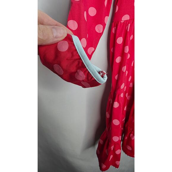 Matilda Jane The One That I Want  Red Polka Dot Long Sleeve Kids Dress Size 4 - Picture 9 of 13